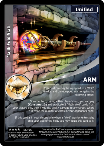 Majik Void Staff - Elder Legends