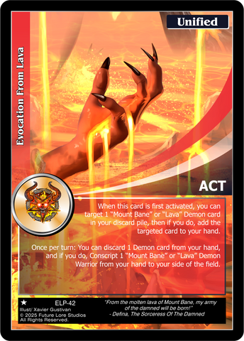 Evocation From Lava - Elder Legends