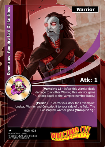 Demetrius, Vampire Earl Of Tantibus [Masquerade Of The Macabre]