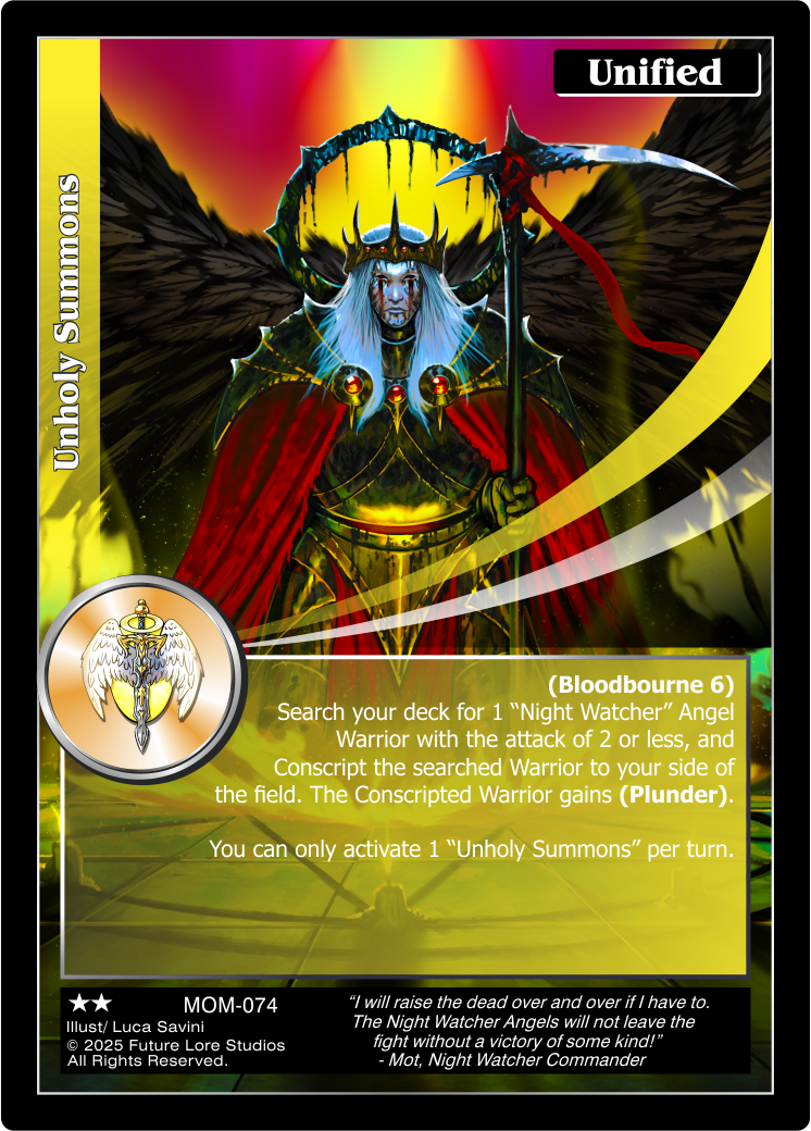 Unholy Summons [Masquerade Of The Macabre]