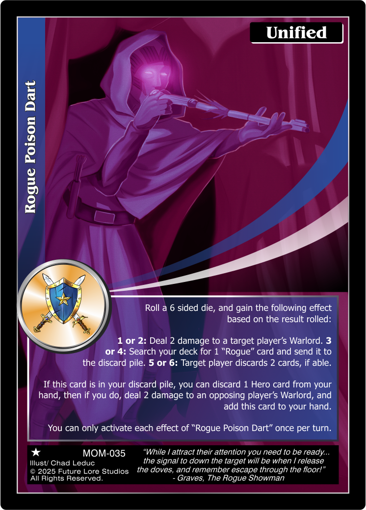 Rogue Poison Dart [Masquerade Of The Macabre]