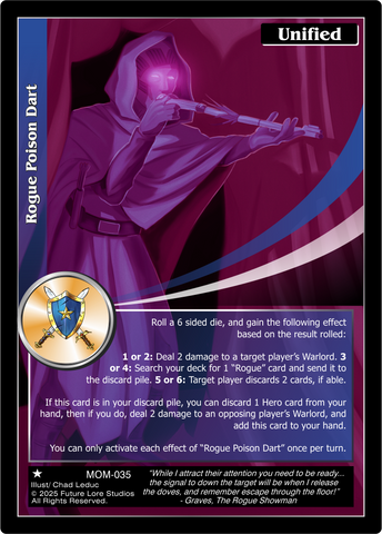 Rogue Poison Dart [Masquerade Of The Macabre]