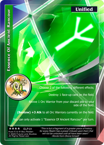 Essence Of Ancient Rancour - Elder Legends