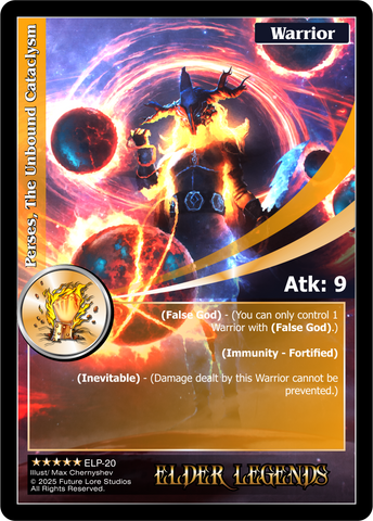 Perses, The Unbound Cataclysm - Elder Legends