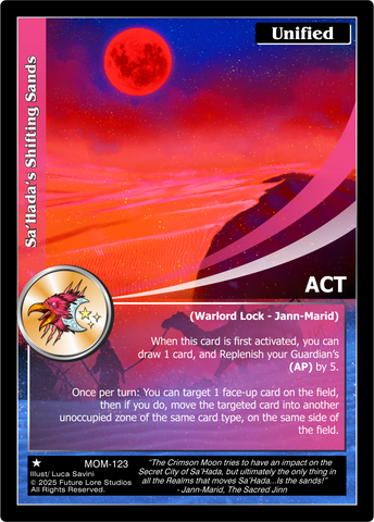 Sa'Hada's Shifting Sands [Masquerade Of The Macabre]