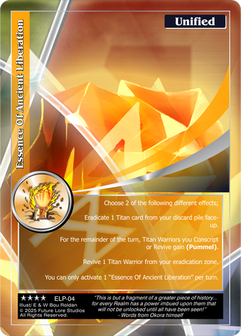 Essence Of Ancient Liberation - Elder Legends