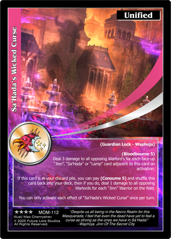 Sa'Hada's Wicked Curse [Masquerade Of The Macabre]