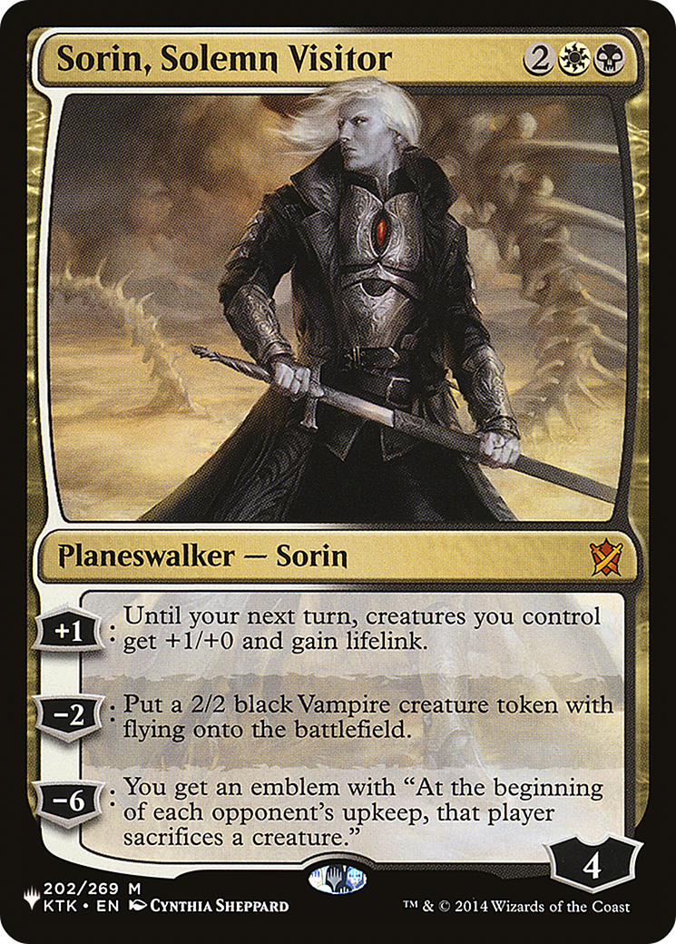 Sorin, Solemn Visitor [The List]