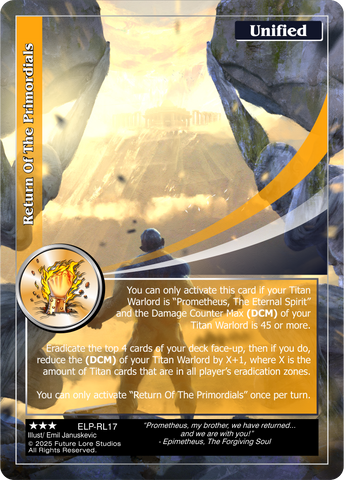 Return Of The Primordials - Elder Legends