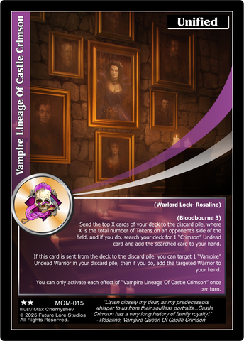 Vampire Lineage Of Castle Crimson [Masquerade Of The Macabre]