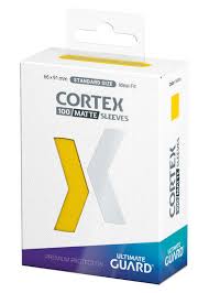 Cortex Sleeves - Matte 100CT - Yellow