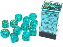 BOREALIS Dice 12D6 -16mm Luminary