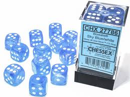 BOREALIS Dice 12D6 -16mm Luminary