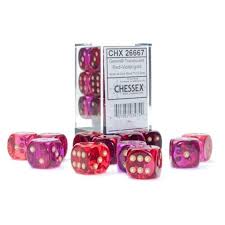 BOREALIS Dice 12D6 -16mm Luminary
