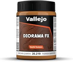 Vallejo: Disorama Textures 200ML - Brown Earth