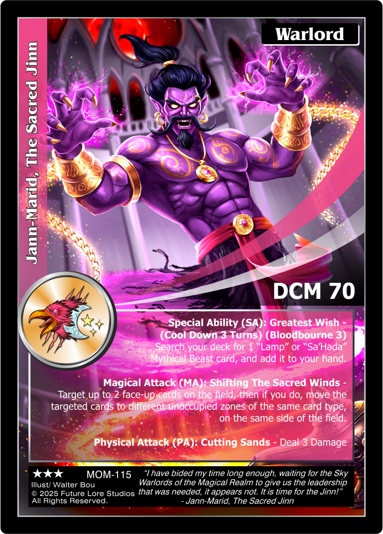 Jann-Marid, The Sacred Jinn  [Masquerade Of The Macabre]