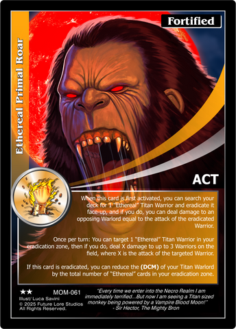 Ethereal Primal Roar [Masquerade Of The Macabre]