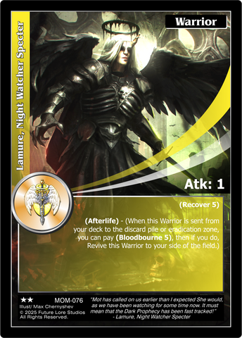 Lamure, Night Watcher Specter [Masquerade Of The Macabre]