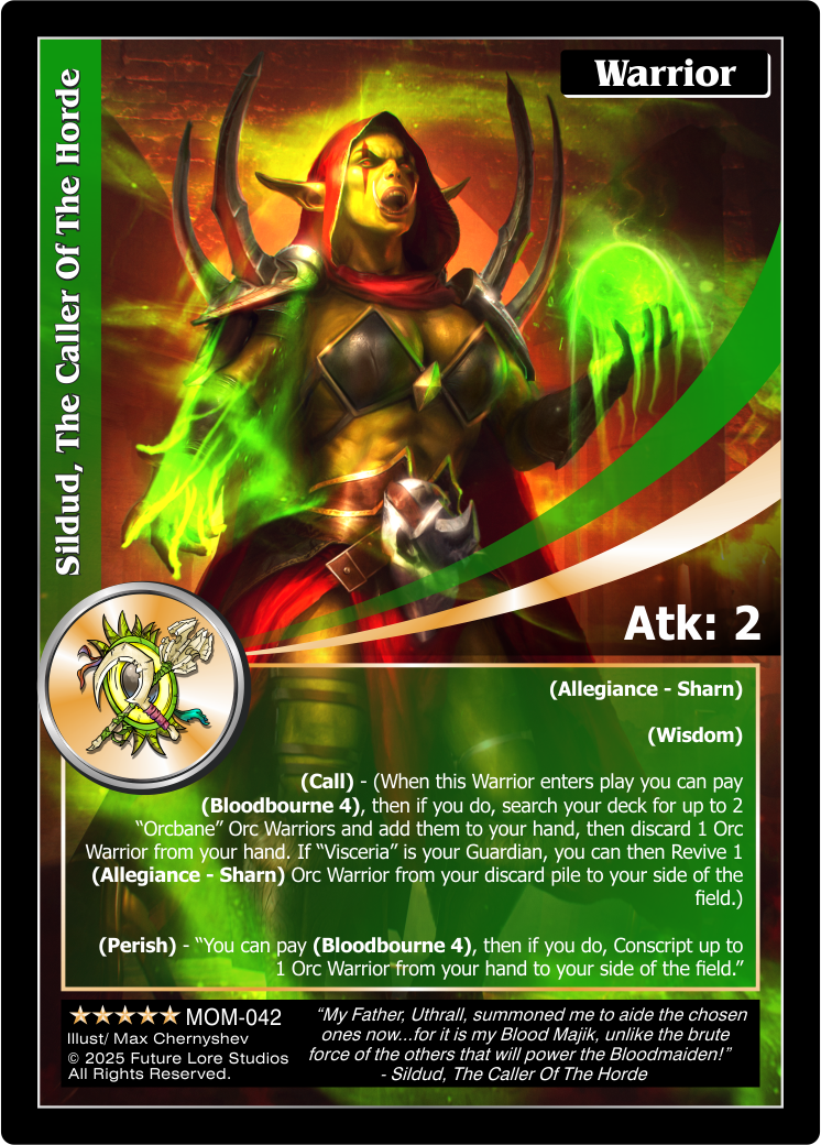 Sildud, The Caller Of the Horde [Masquerade Of The Macabre]