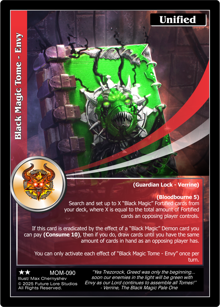 Black Magic Tome - Envy [Masquerade Of The Macabre]