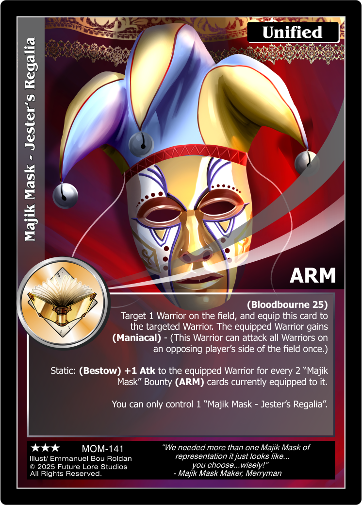 Majik Mask - Jester's Regalia [Masquerade Of The Macabre]