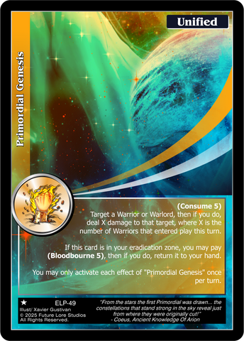 Primordial Genesis - Elder Legends