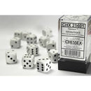 16mm d6 White/Black Dice Block (12 dice)