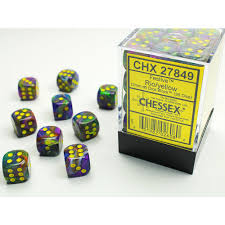 12mm d6 Rio/Yellow Dice Block™ (36 dice)