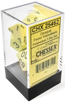 Polyhedral 7-Die Set - Pastel Yellow/Black