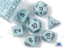 Polyhedral 7-Die Set - Pastel Blue/Black