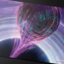 UP PLAYMAT MTG EDGE OF ETERNITIES MYTHIC LAND BLACK