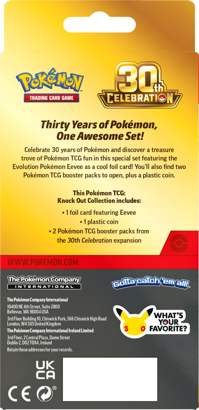 [Wave 2] 30th Celebration Knock Out Collection (Plastic Off @ P/U - Limit 2 Per Customer) - P/U ONLY