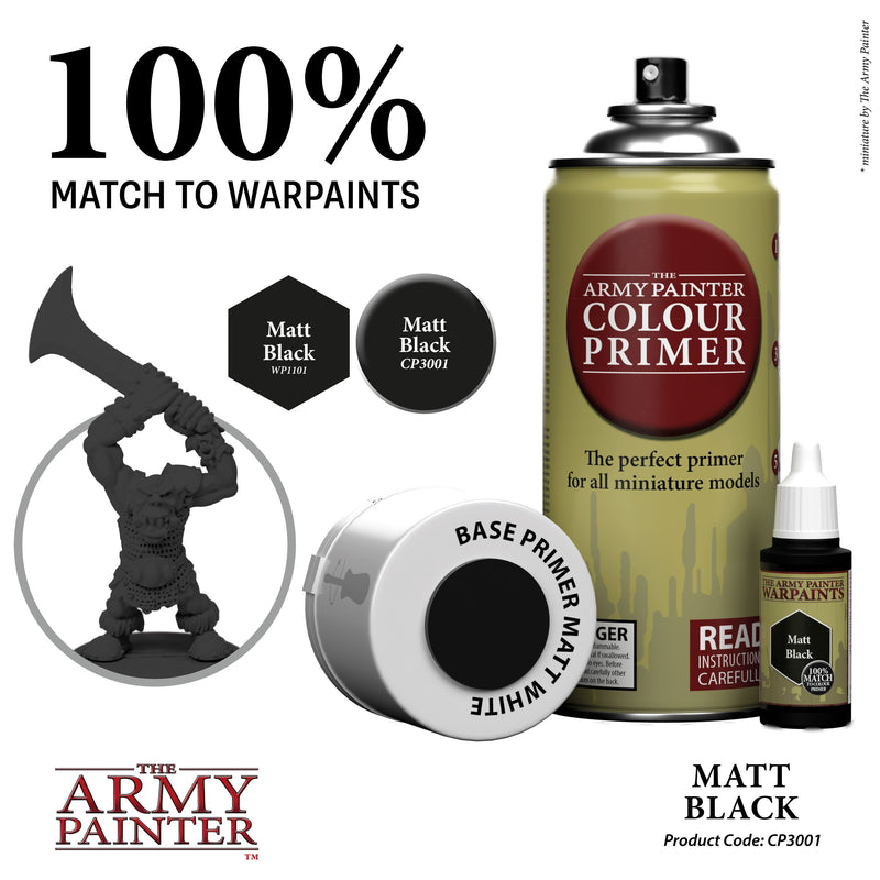 Colour Primer: Matte Black Spray