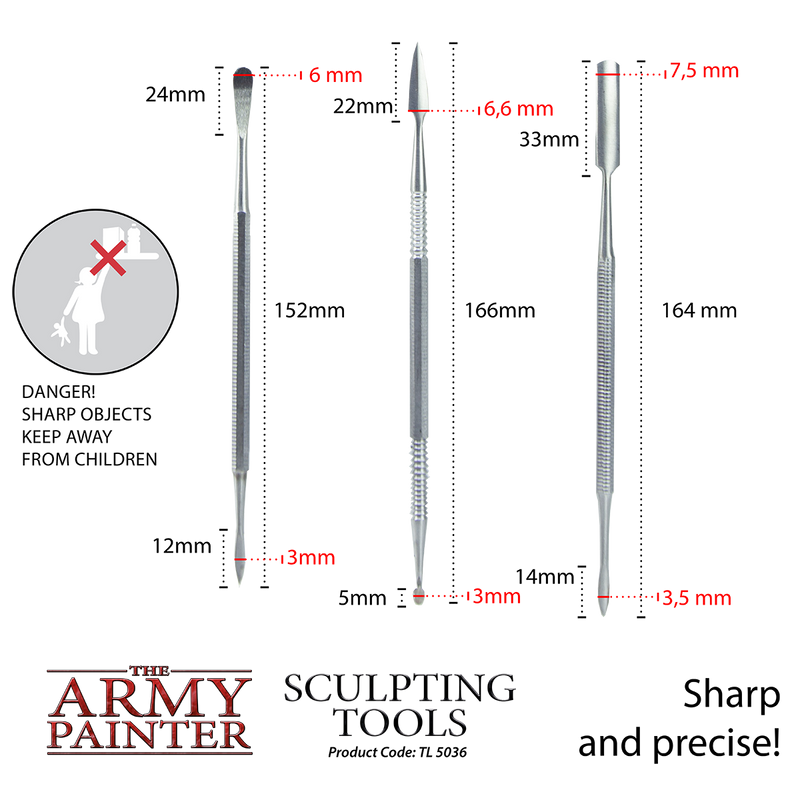 MINIATURE & MODEL TOOLS: SCULPTING TOOLS