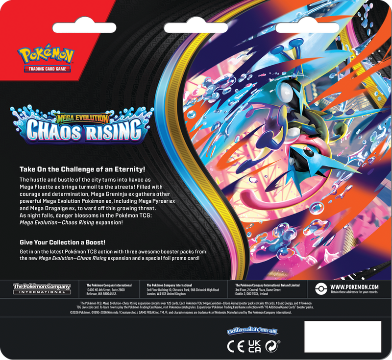 Chaos Rising 3 Pack Blister