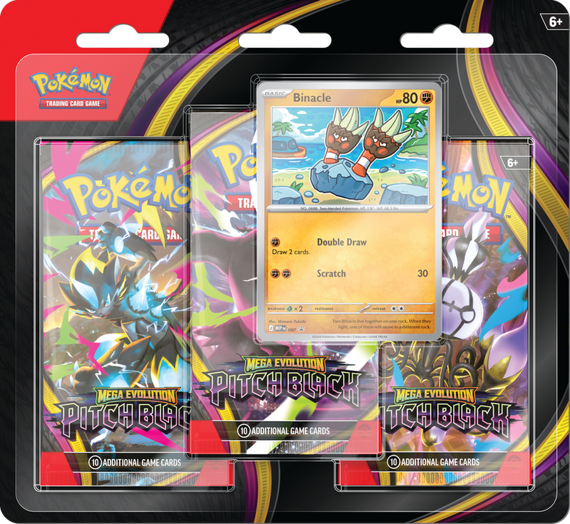 [Pre Order] Pitch Black 3 Pack Blister