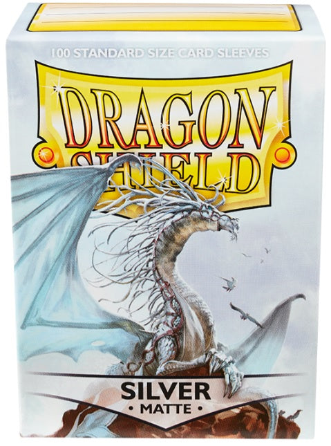 Dragon Shield: Matte 100ct: Silver