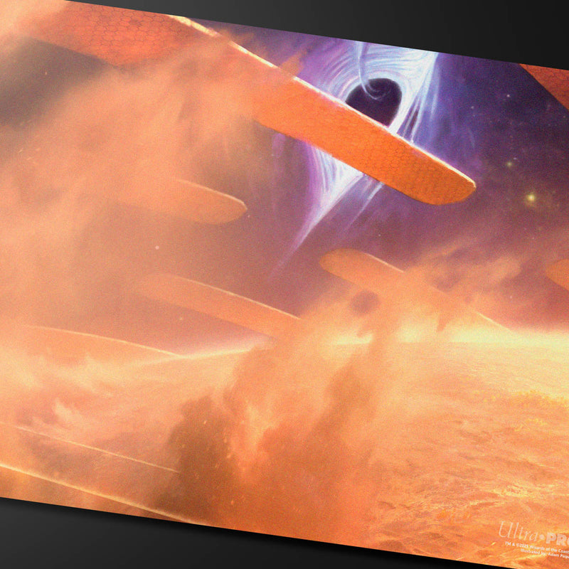 UP PLAYMAT MTG EDGE OF ETERNITIES MYTHIC LAND WHITE