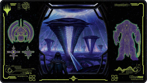 UP PLAYMAT MTG EDGE OF ETERNITIES BLACK HOLOFOIL