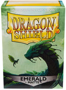 Dragon Shield: Matte 100ct: Emerald