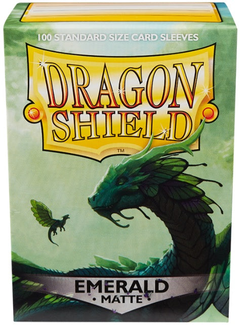 Dragon Shield: Matte 100ct: Emerald