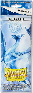 Sleeves: Dragon Shield Perfect Fit: Sealable Clear (100)