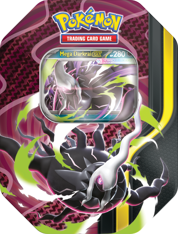 Pokémon Mega Forces Darkrai ex Tin (Limit 1 per Customer)