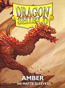 Dragon Shield: Matte 100ct: Amber