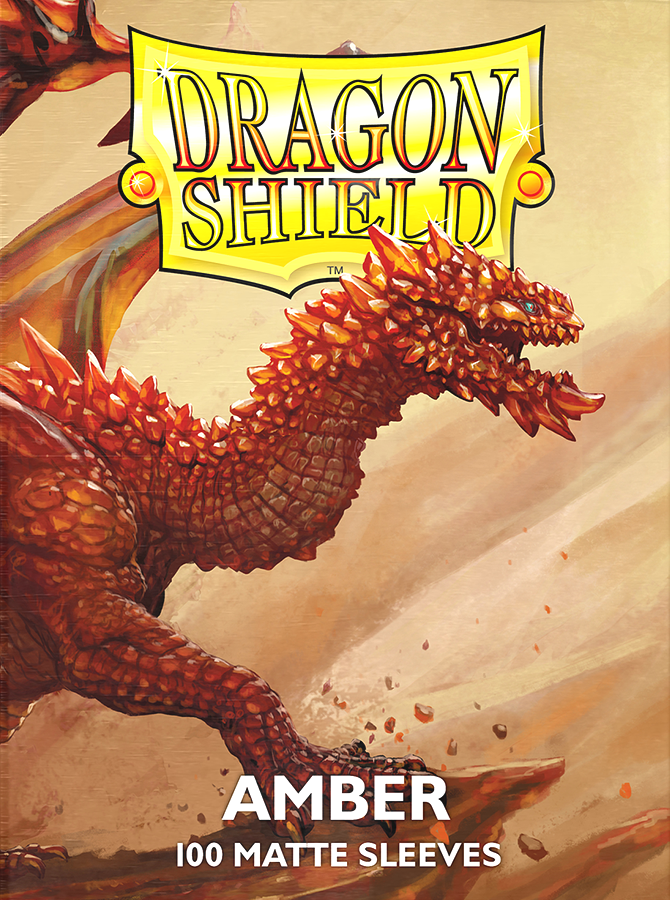 Dragon Shield: Matte 100ct: Amber