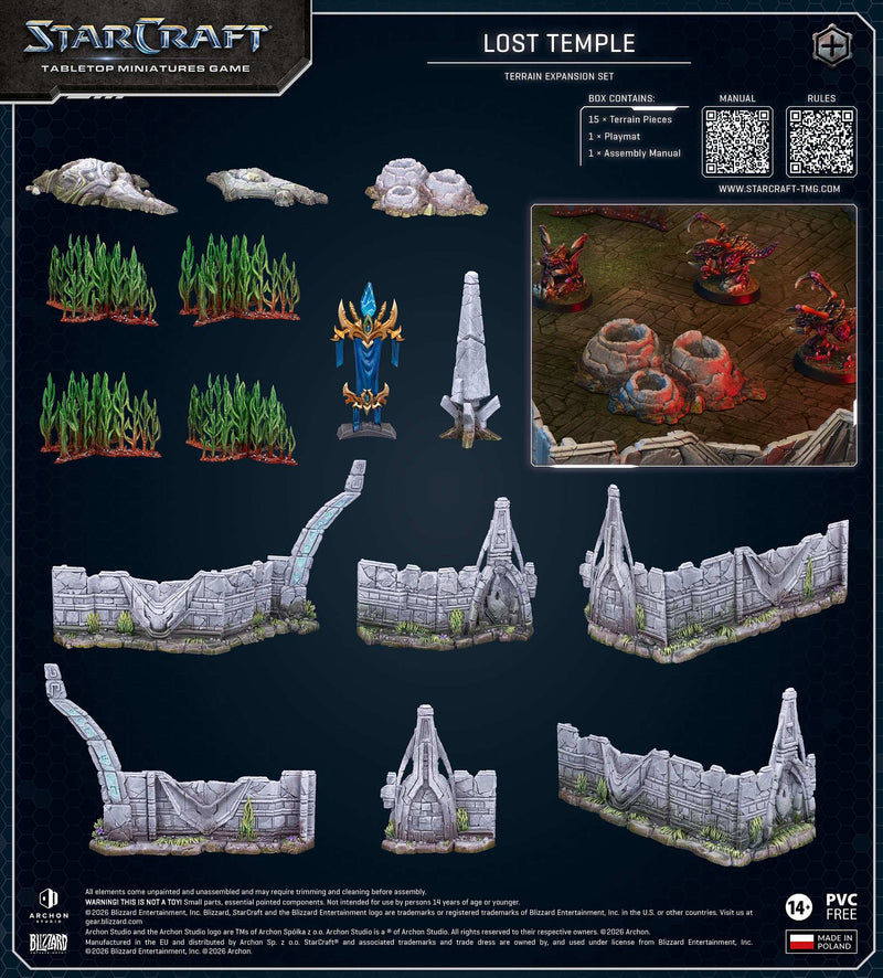 StarCraft Protoss Lost Temple Terrain Expansion Set