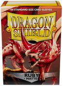 Dragon Shield: Matte 100ct: Ruby