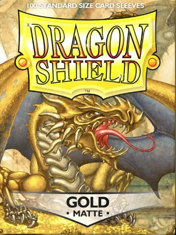 Dragon Shield: Matte 100ct: Gold