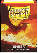Dragon Shield: Dual Matte 100ct: Ember