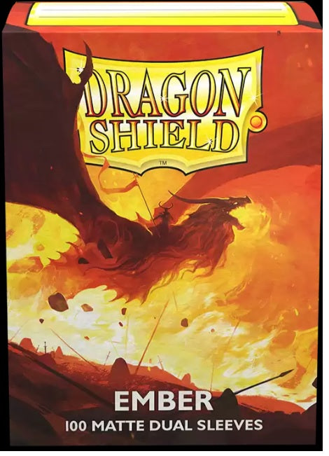 Dragon Shield: Dual Matte 100ct: Ember